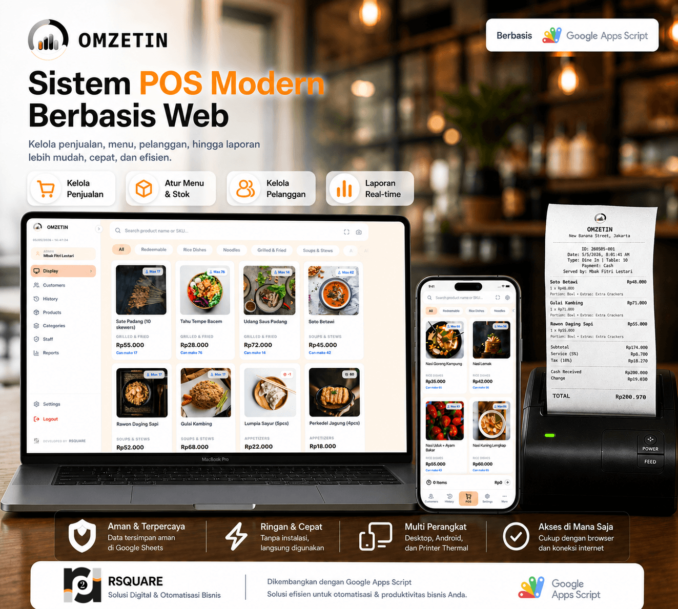 OMZETIN (Point of Sale) - Preview 1